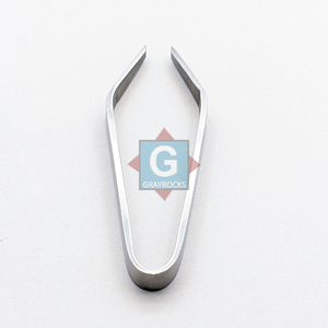 GRAYROCKS Stainless Steel Tweezers 6.5cm <b>Smooth</b> Tip Industrial Grade Corrosion Resistant Jewelry Adjustment <b>Tools</b> - Product Image 1