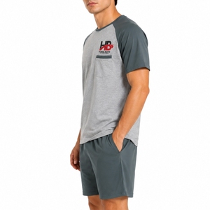 Custom Men T Shirt And Shorts <b>Set</b> Comfortable Everyday Active Wear Comfortable Daily Modern Sports Apparel Breathable Casual <b>Set</b> - Product Image 4