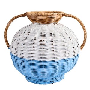 New Items Rattan Decorative Vase Organic Patterns For Living Room And Your Space <b>Table</b> Decoration - Product Image 1
