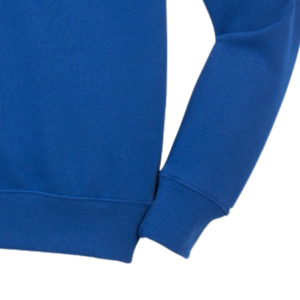 เสื้อสเวตเชิ้ตแบบสวมคอซิป ¼ ซิป สีน้ำเงินรอยัล ผ้าฟลีซ แขนยาว นุ่ม อุ่น สวมใส่สบาย เหมาะสำหรับกิจกรรมกลางแจ้ง แฟชั่นลำลอง - Product Image 2