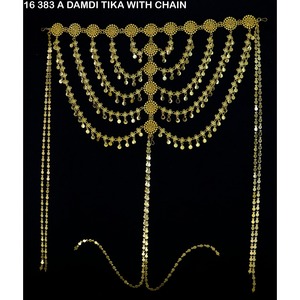 เครื่องประดับผมพู่ยาวชุบทอง MIJ สไตล์ชาติพันธุ์ ที่คาดผมสำหรับเดินทาง มงกุฎติกก้า โลหะผสม ปรับได้ น้ำหนักเบา พู่ยาว มงกุฎติกก้า - Product Image 5