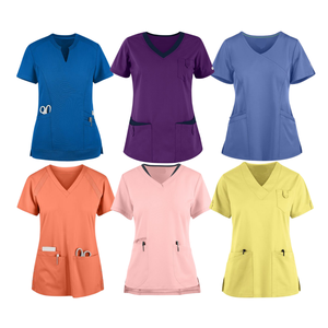 PRIX D'USINE Haut de gamme Blouse médicale Scrubs Uniforme de soins infirmiers Vêtements d'hôpital Design personnalisé pour femmes - Usine Saomai FMF - Product Image 1