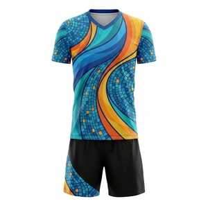 volleyball uniform <b>set</b> for clubs lightweight quick dry flexible long lasting color custom volleyball uniform logo printing - Product Image 5