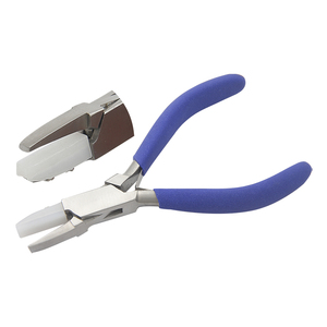 Half Flat Nose Pliers Stainless Steel Nylon Jaws 140mm Spring Matt <b>Foam</b> Handles for Jewelry Making Wire Crimping Fishing - Product Image 1