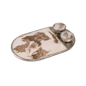 Plateau de service élégant en os incrusté pour la décoration de table et le service alimentaire au meilleur prix - Product Image 1