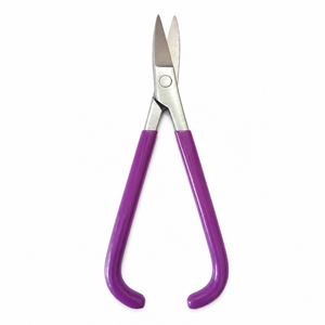 Tijeras de corte de precisión para joyería, herramienta de corte lateral con hoja afilada, mango morado para manualidades DIY - Product Image 5