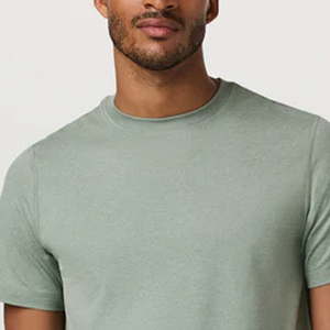 T-shirt Homme Coupe Décontractée Collection Été Manches Courtes Couleur Unie et Logo Personnalisable 2026 - Product Image 3