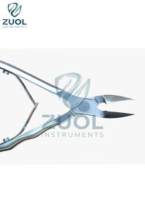 Cortauñas de Acero Inoxidable Quirúrgico con Mango Acanalado Ergonómico, Instrumento Manual para Podología, Certificado CE por ZUOL - Product Image 5