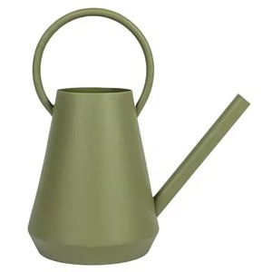 Arrosoir de qualité supérieure, sélection mondiale, noir mat, en acier conique, avec poignée en bois en forme de T, pour l'arrosage des bonsaïs d'intérieur - Product Image 5