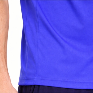 T-shirt de sport bleu royal pour homme, manches courtes, polyester, séchage rapide, gym, course à pied, fitness, col rond, vêtements de sport, haute qualité - Product Image 6