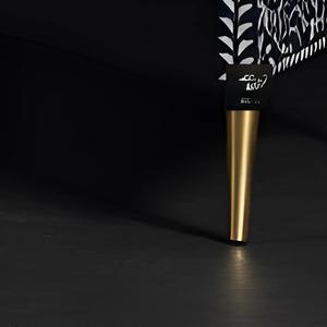 Cajón con Incrustaciones de Hueso de ILAHI, Diseño Moderno con Detalles de Ágata, Mueble Portátil para el Hogar - Product Image 6