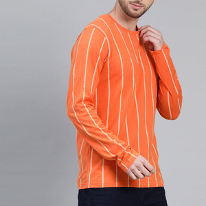 T-shirt uni à manches longues pour homme, vêtements pour homme, t-shirts à manches longues de haute qualité à col rond pour homme - Product Image 4