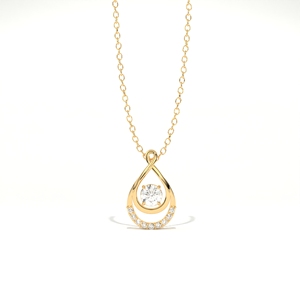 จี้เพชรทรงพระจันทร์เสี้ยวประดับเพชรแล็บโกรว์เคลือบทอง 18K สำหรับผู้หญิง ดีไซน์เรียบหรู สไตล์มินิมอล เหมาะสำหรับเป็นของขวัญในงานปาร์ตี้ - Product Image 6
