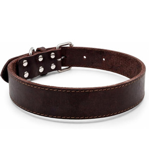 Genuine Leather <b>Braided</b> Dogs pet Collars crafted for comfort safety and premium pet fashion in wholesale price - Product Image 1