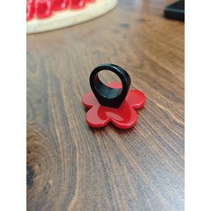 Creative Resin Acrylic <b>Finger</b> <b>Ring</b> Handmade Smooth Polished Chunky Statement Fashion Jewelry Premium Design for Women Girls - Product Image 3