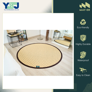 Alfombra Redonda de Plástico de Polipropileno 100% Extra Larga, de Diseño Moderno, Duradera e Impermeable, Hecha en Tailandia, de Alta Calidad, en Venta - Product Image 4