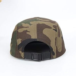 Casquette Snapback 5 Panneaux Camouflage Unisexe en Tissu Sergé Style Urbain Ajustable pour Adultes Usage Quotidien Quatre Saisons - Product Image 6