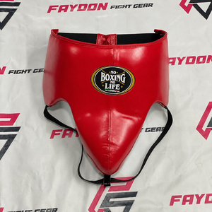 No Boxing No Life OEM Protection de l'aine en cuir de vachette véritable vert, personnalisable avec logo, pour l'entraînement, ajustable, vente en gros - Product Image 6