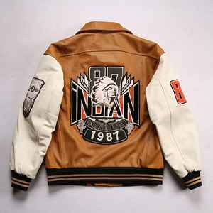 Vestes de baseball pour hommes personnalisées, style décontracté, avec col montant, qualité supérieure, disponibles en différentes couleurs - Product Image 1