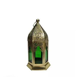 Farol de Hierro con Paneles de Vidrio Negro, Decoración para Exteriores del Hogar, Portavelas, Diseño Duradero, Faroles Hechos a Mano en Oferta - Product Image 4