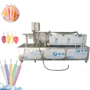Eiscreme-Maschine Füllen mit Wasser Eis Lollipop-Saftbox Füllen Eis am Stiel-Befüllmaschine zur Herstellung von Eispuppen