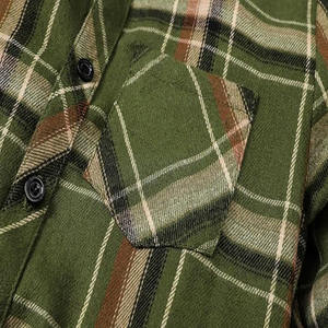 Camisa de Franela para Hombre a Precio Razonable, Última Moda, Alta Calidad, Antiarrugas, Camisa de Franela para Hombre con los Mejores Diseños - Product Image 5