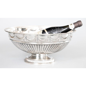 Stainless Steel Round Ice Bucket Classic Design Rust Resistant Beverage Cooler Bowl for Bar and Events - Product Image 4