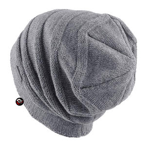 Gorros de punto cálidos para hombre, gorros elásticos tipo calavera, gorros de invierno para exteriores, gorros gruesos y suaves para clima frío, gorros de moda. - Product Image 3