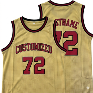 Maillot de basket-ball personnalisé sublimé sur mesure, avec nom et numéro d'équipe, en mesh, sans manches, uniforme de sport, débardeur - Product Image 1