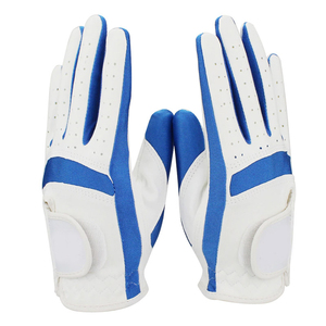 Hot Sales Custom Logo New Golf <b>Glove</b> 100% Genuine Leather Super Soft Protective Premium Hand Grips For Sports Golf <b>Gloves</b> - Product Image 2