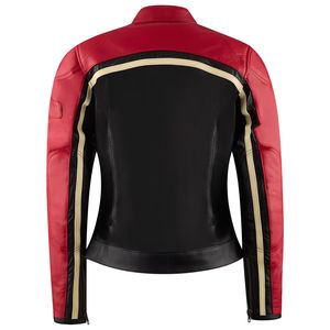 Blouson en cuir pour femme, coupe ajustée, design personnalisé, blouson de moto en cuir pour femme, vente en gros - Product Image 6