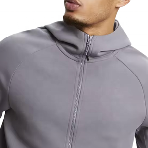 Oem Men Luxury Gym Tracksuit Cotton Breathable Sportswear Pullover Stacked Jogger Sets Casual Sports Tracksuits - Product Image 2