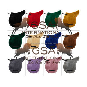 Almohadilla de montura ecuestre inglesa personalizable de 32x32 pulgadas, de piel/sudadera gruesa, para equitación deportiva y competición: comodidad y durabilidad. - Product Image 6