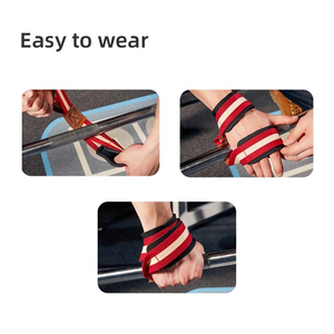 Sangle de musculation personnalisée en coton, antidérapante, réglable, respirante et légère pour la musculation en salle de sport - Product Image 3