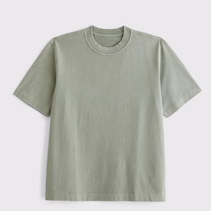 Camiseta informal de uso diario con lavado ácido para hombre, cuello redondo, manga corta, 100% algodón, fabricante de camisetas con lavado ácido en Pakistán - Product Image 1