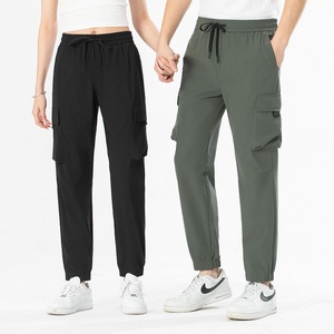 Pantalones Deportivos Cargo para Hombre, Cintura Elástica con Cordón, Estilo Casual, Múltiples Bolsillos, Transpirables, para Otoño - Product Image 3