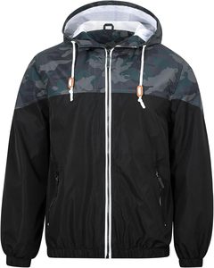 Unisex Black Safari <b>Jacket</b> Casual Loose Fit Polyester <b>Pullover</b> Winter Wear Solid Color Regular Length Breathable Thin - Product Image 6