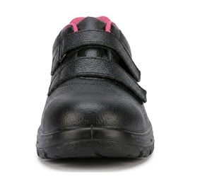 Chaussure industrielle légère à semelle simple densité en PU avec doublure en maille rose, idéale pour la construction en usine, avec embout en acier – Forte demande - Product Image 6