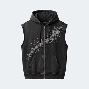 Best Design High Quality <b>Men's</b> <b>Pullover</b> Fashionable Hoodie Quick Dry Front Pocket Style Custom Logo New Arrival <b>Sleeveless</b> - Product Image 1