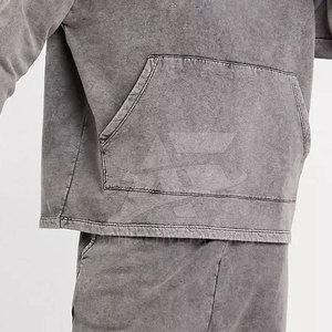 Trajes Deportivos de Primera Calidad con Estilo Único y Logotipo Personalizado, Lavado Ácido, a la Moda, Precio de Fábrica, para Hombre - Product Image 6