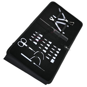 ชุดเครื่องมือหนีบและถอดต่อผมแบบเทปสีดำขั้นสูง พร้อมหวีหางจับแบบเวลโคร และคลิปหนีบผม - Product Image 1