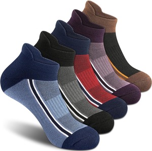 Custom Mens Running Ankle <b>Socks</b> Thick Cushioned <b>Moisture</b> Wicking Arch Support Low Cut Gym Sports <b>Socks</b> OEM Wholesale Apparel - Product Image 1