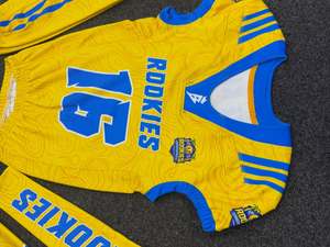 Camiseta Deportiva Rexfit de Fútbol Americano, Transpirable, Estampada, con Mangas Cortas, Talla Grande, Prenda Deportiva Cómoda - Product Image 6