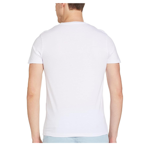 Camiseta de Verano para Hombre, Estilo Urbano, 100% Algodón, Corte Ajustado, Manga Corta, Ligera, Tejida, con Estampado Digital, en Oferta - Product Image 1