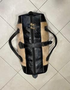 กระเป๋าเดินทางหนังแท้คุณภาพพรีเมียม  กระเป๋าหนังวัวแบบดัฟเฟิลสำหรับเดินทางช่วงสุดสัปดาห์  กระเป๋าถือขึ้นเครื่อง  ผู้จำหน่ายขายส่ง LHTB-0063 - Product Image 2