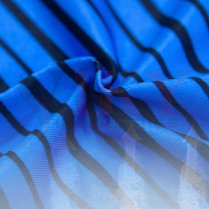 Leggings de compression pour hommes à rayures diagonales bleu-noir, extensibles, imprimés sur mesure, vêtements de sport pour la gym, OEM ODM - Product Image 4