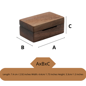 Boîte à bague de fiançailles, boîte à alliances, boîte de demande en mariage, boîte à alliances pour le porte-alliances, boîte à alliances en bois, boîte à alliances pour anniversaire - Product Image 4