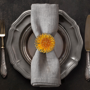 High Quality Aluminum <b>Napkin</b> <b>Ring</b> Lightweight Reusable Durable Modern Dining Table Accessory for Hotels Restaurants Events Party - Product Image 6