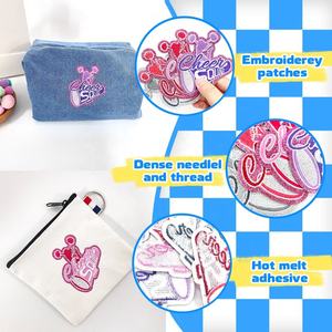 Wholesale Custom Varsity Letter Chenille Embroidery Patch <b>Iron</b> On Eco Friendly Logo Badge for Jackets Hoodies Hats Clothing OEM - Product Image 3
