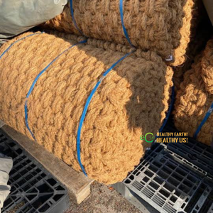 Bulk Eco-Friendly Non-Slip Coconut Fiber Coir <b>Mat</b> | Made-to-Order Sizes for Outdoor <b>Ground</b> Covering Beach Walkways Landscape - Product Image 4